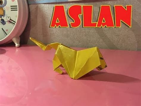 origami aslan yapımı
